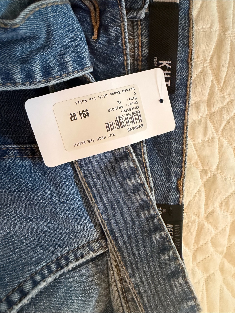 Kut from the Kloth Light Blue High-Rise Jeans